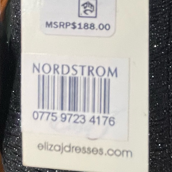 NWT Classic black Eliza J Evening Gown Size 4 - Picture 8 of 8